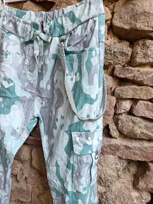 Pantalon Cargo Camo