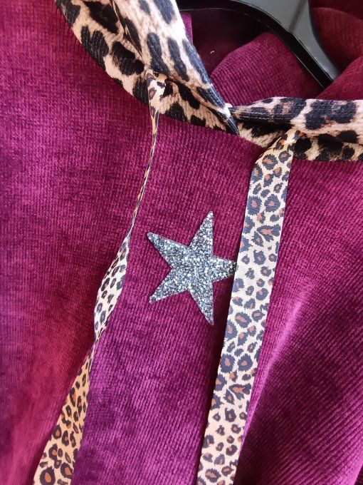 Sweat Velours Léopard GT
