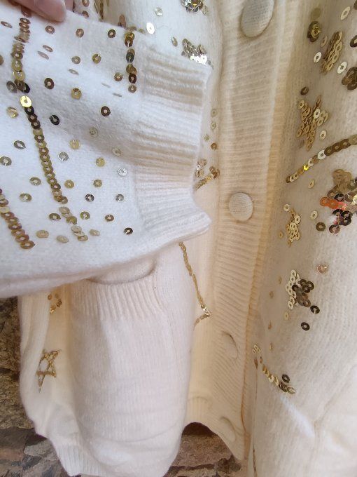 Cardigan Galaxy Ecru GT