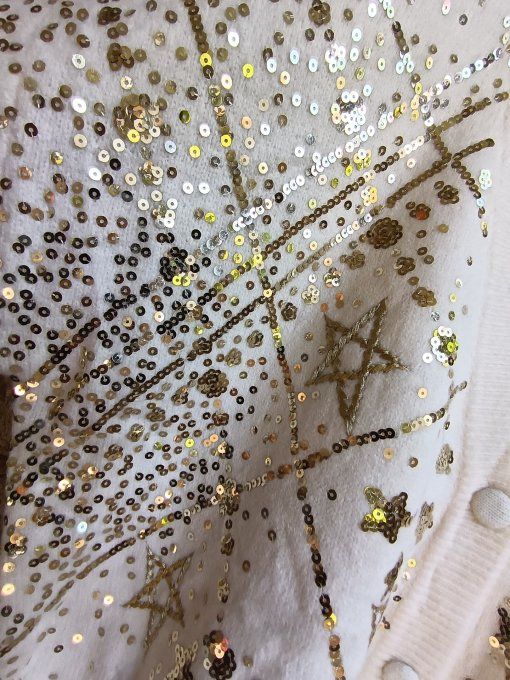 Cardigan Galaxy Ecru GT