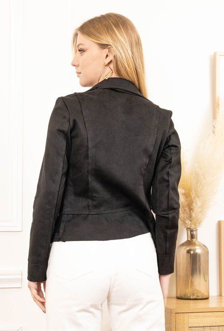 Perfecto Suédine Noir