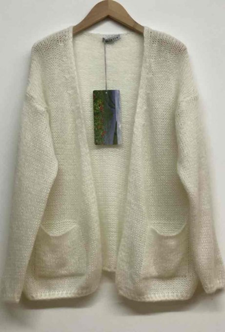 Gilet oversize en maille