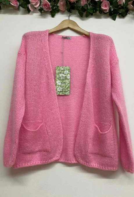 Gilet oversize en maille