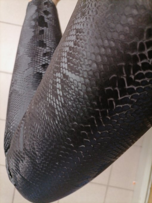 legging simili serpent