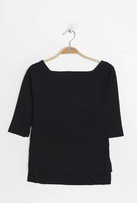 Top en maille asymétrique