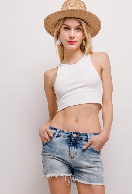 Short en jean