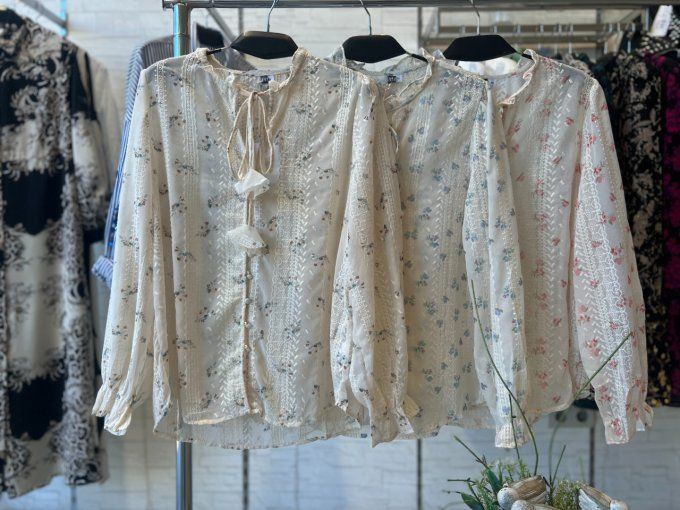 Blouse Bohême Fleurie