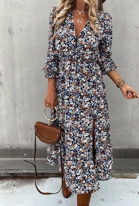 Robe Longue à fleurs