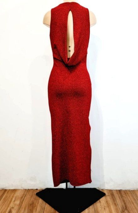 Robe goutte d'eau rouge