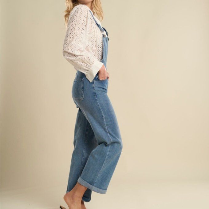 Salopette Jean Wide Leg