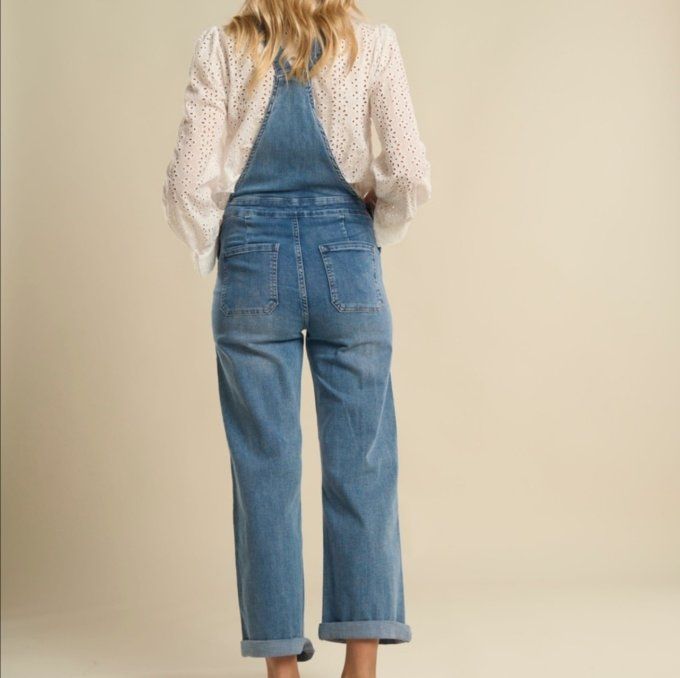 Salopette Jean Wide Leg